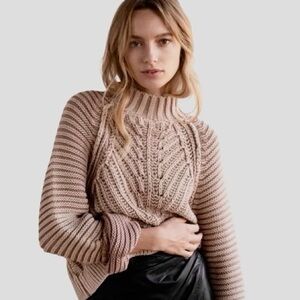 Free People Sweetheart Chunky Knit Sweater